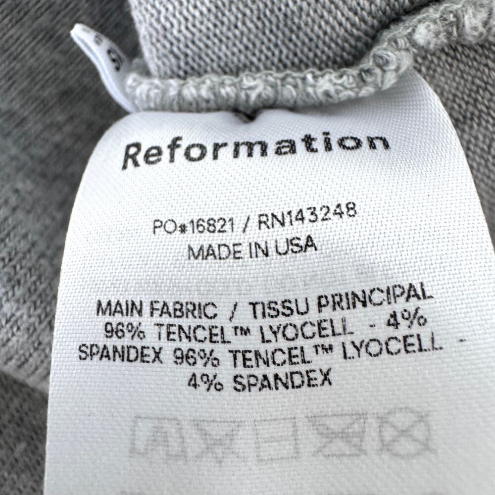 Reformation Jeans Womens Pullover Knit Sweater Size XS Comfy Neutral Gray - Picture 5 of 8
